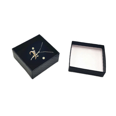 Jewelry box. Black. 7.5 x 7.5 x H3.5 - 20 pcs. Price shown per pc.