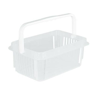 Shopping cart. 7 L with 1 handle. TRANSPARENT. L 30.5 x W 20 x H 12 cm