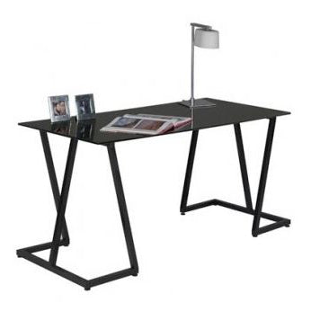 Table legs/trestles in black. Set of 2 pcs. 63 x 32 H 70 cm.