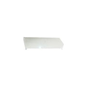 Divider for shelf label L 38.5 cm x H 12 cm. Clear plastic