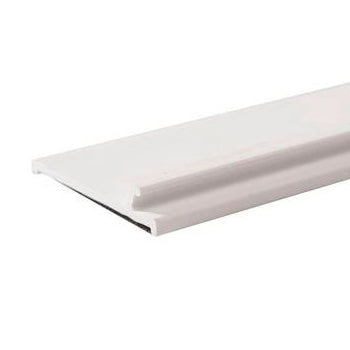 Display hook, front trim, white without front. 1 m. Magnetic rail.