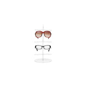 Eyeglass display on stand. Transparent for 5 glasses. L 16 x W 10.5 x H 34 cm