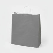 Gray paper bag H44 cm - 50 pcs.