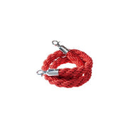 Barrier. 1.5 meter red rope. Braided
