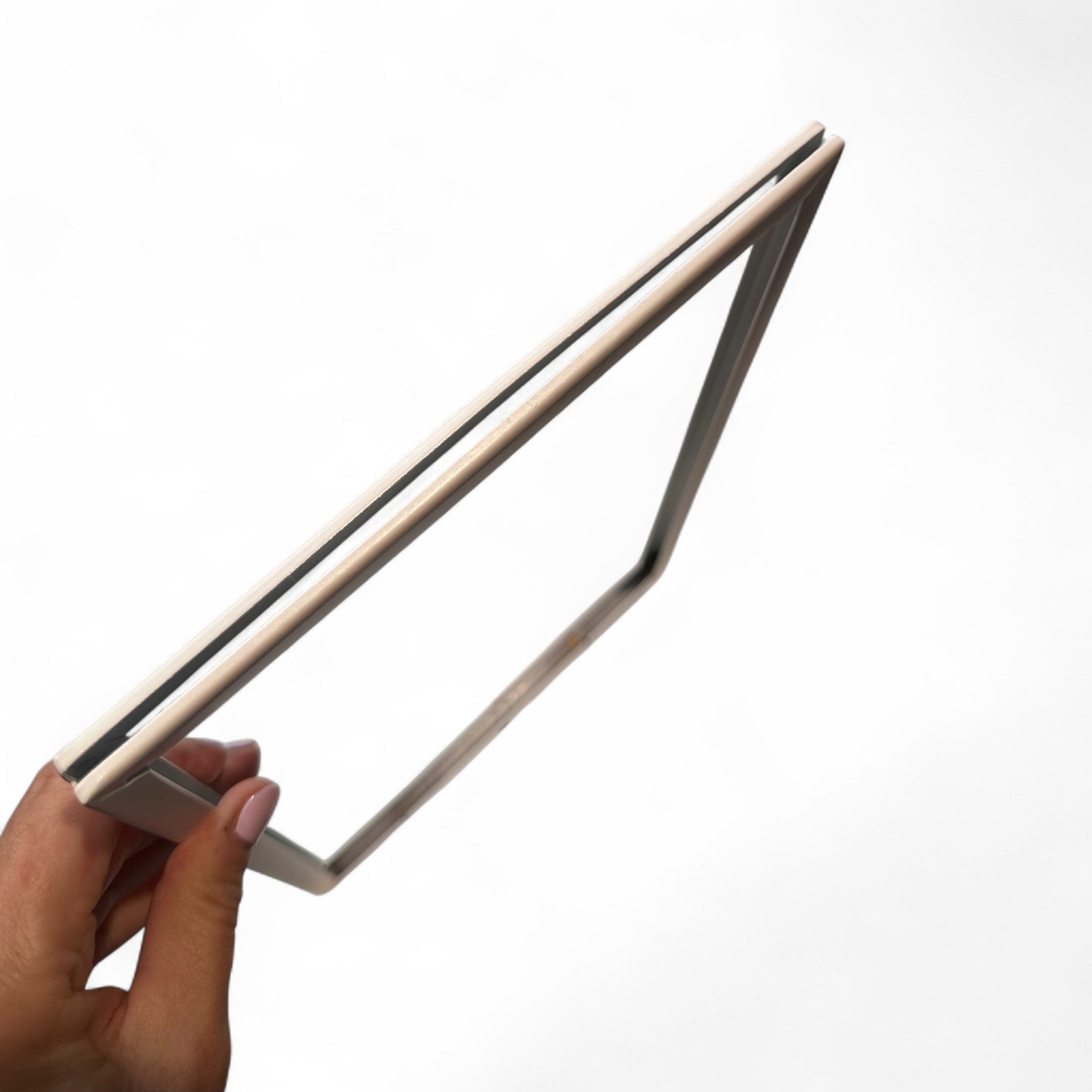 Sign frame, A4, metal, white