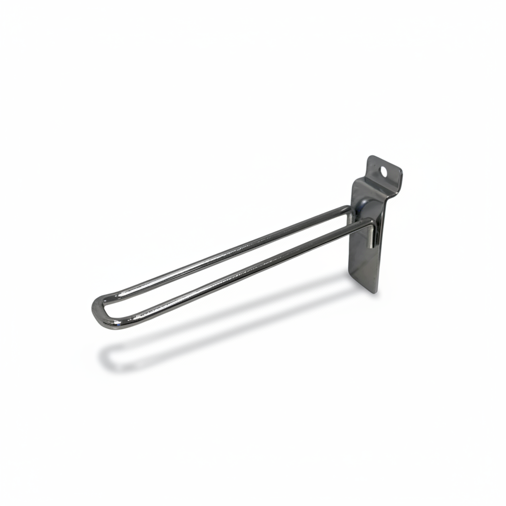 Euro hook for panel, chrome, 15 cm