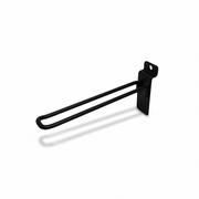 Euro hook for panel, black, 20 cm