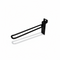 Euro hook for panel, black, 15 cm