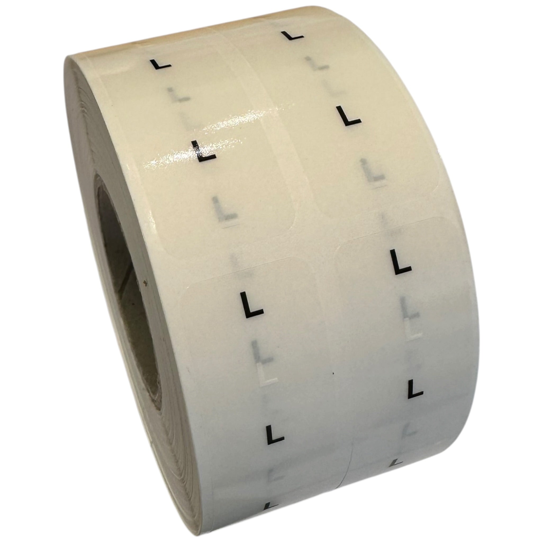 Size labels 1,000 pcs per roll. Select size