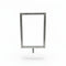 Sign frame, A5, metal, galvanized.