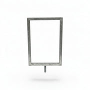 Sign frame, A5, metal, galvanized.