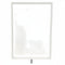 Sign frame, A3, metal, white