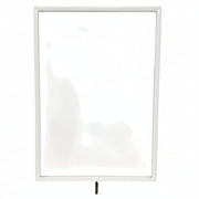 Sign frame, A3, metal, white