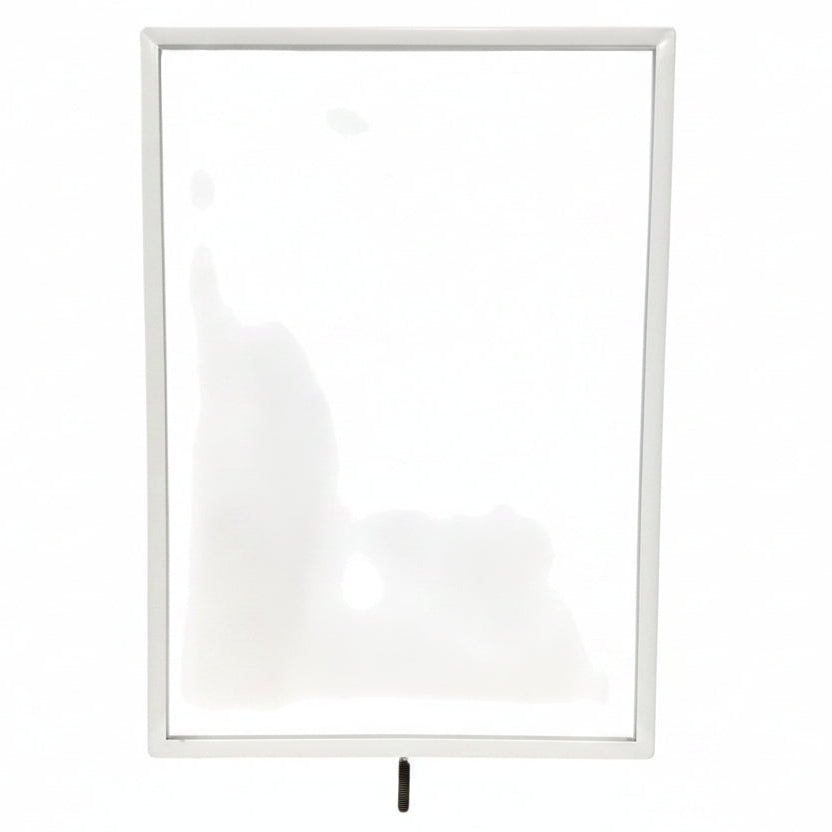 Sign frame, A3, metal, white