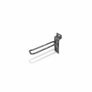 Euro hook for panel, chrome, 10 cm