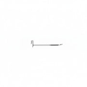 Hook for 5 mm decorative rod, chrome, 10 cm. Ø5 mm, for Superskinne