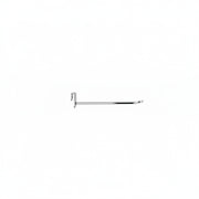Product hook for 5 mm decorative rod, chrome, 15 cm. Ø5 mm, for Superskinne