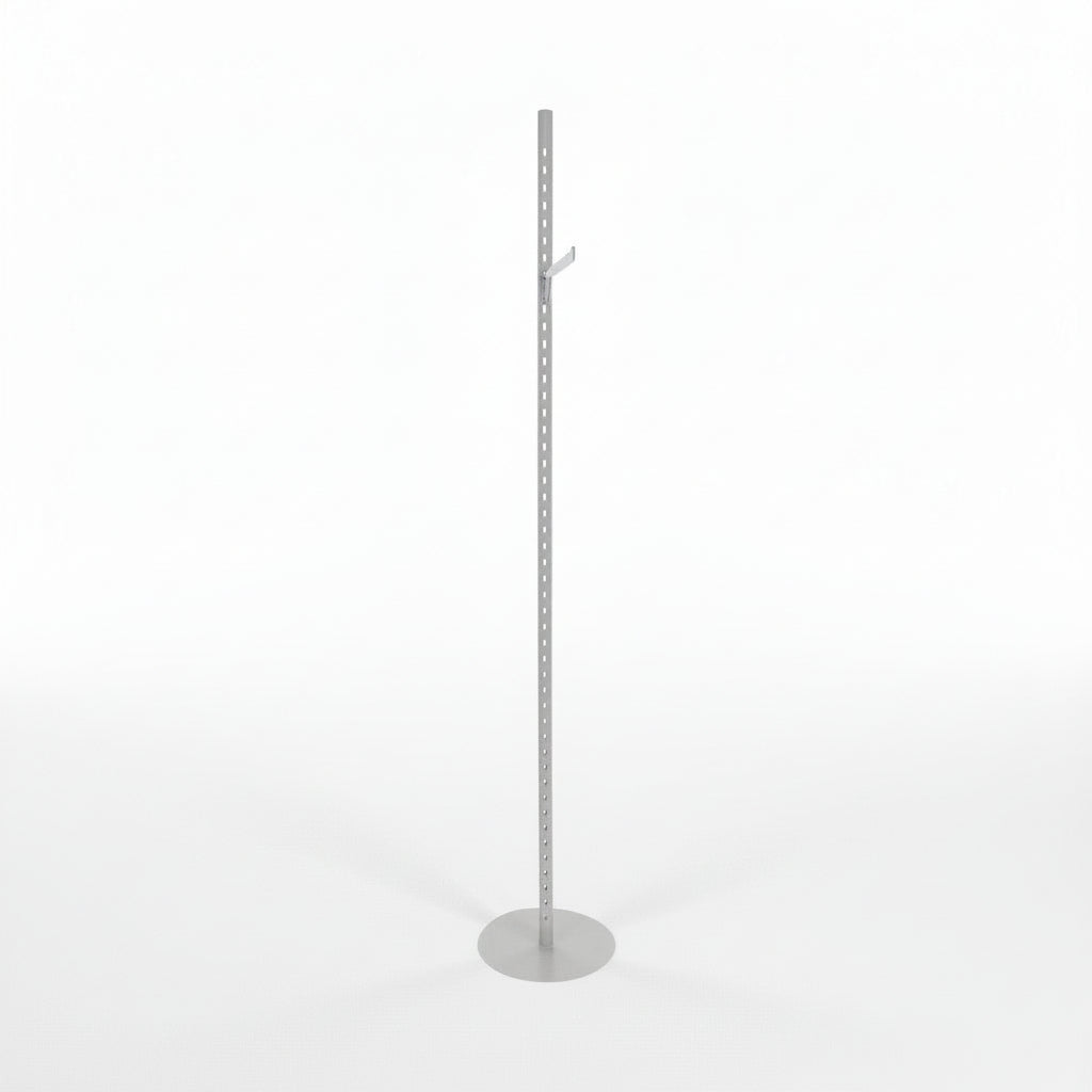 Window/column display with front hanger. 40 mm, H226 cm. Choose color