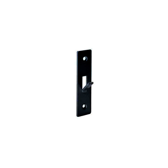 Hanging bracket, for wall, black