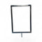 Sign frame, A4, metal, chrome