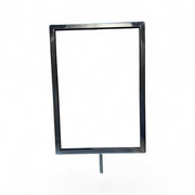 Sign frame, A4, metal, chrome