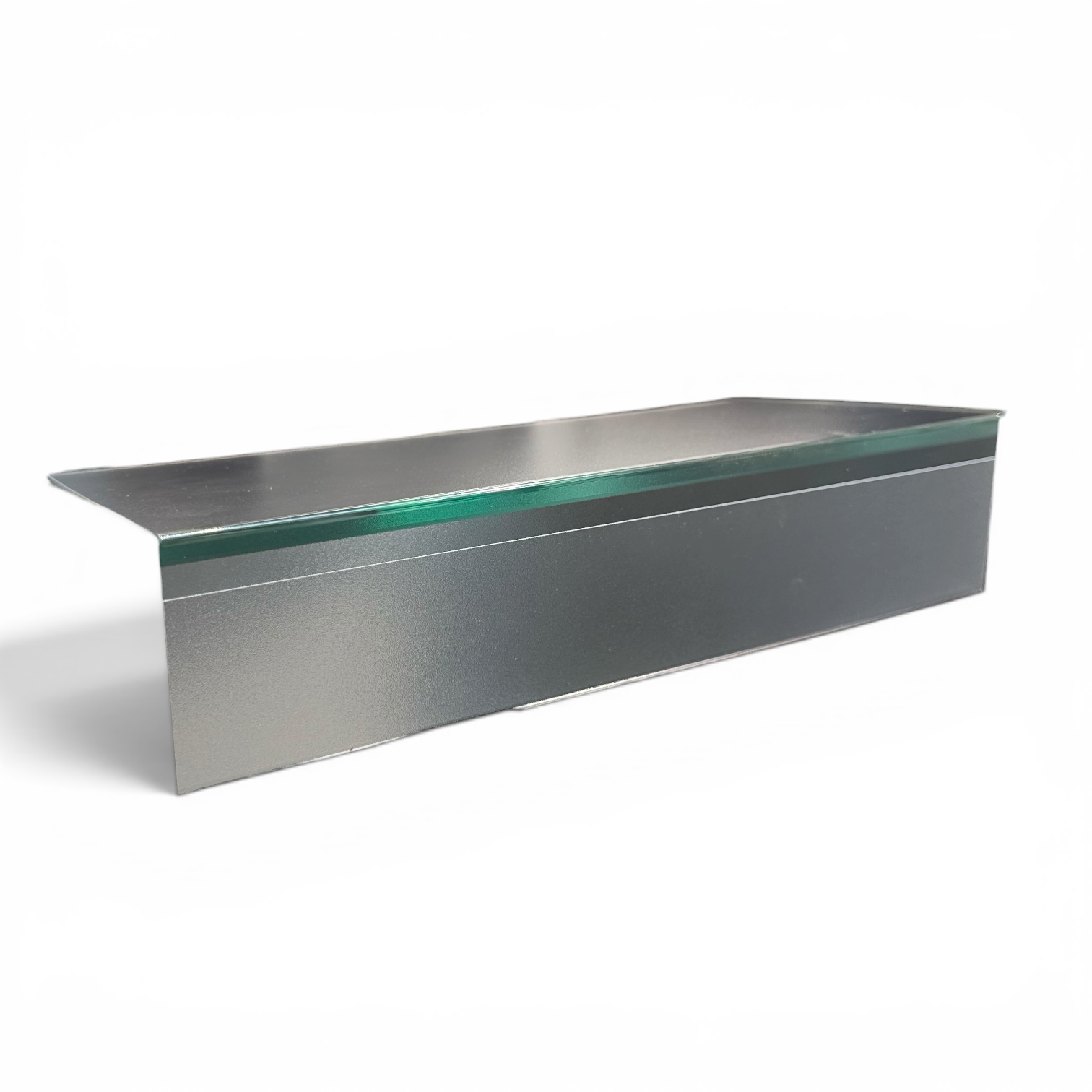 Skilteholder 23,5 x H 5 - hyldeforkant. PET Indstiksplade på 10 cm.