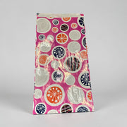 Gift bag, light purple with circles H35 cm. 250 pcs.
