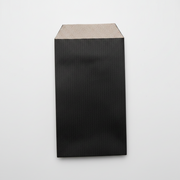 Gift bag, kraft paper, black, pack of 250 pcs., 7 x H12 cm