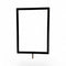 Sign frame, A4, metal, black