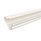 List t/groove panel Plastic - White, PVC, 120 cm