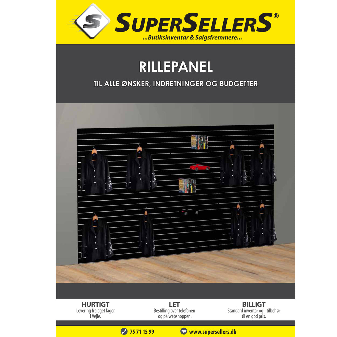 <strong>Grooved panels and accessories</strong>