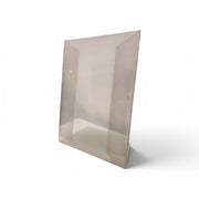 Angled A4 sign holder in PET plastic – for prices and product information