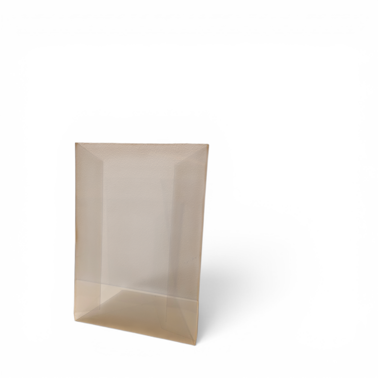 Angled A5 sign holder in PET plastic – for prices and product information
