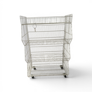 Sample - Stackable basket set, complete with 3 baskets. H132 cm