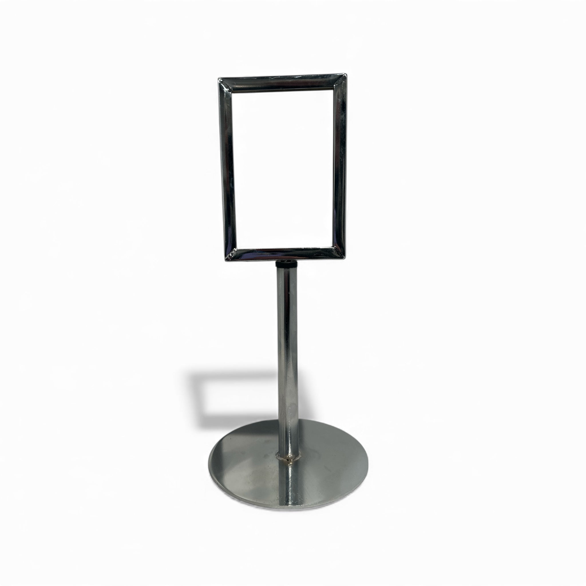 Menu card holder, A6, chrome