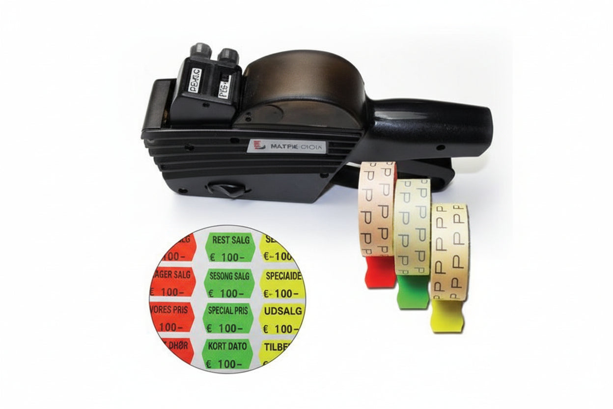 Prismærkepistol - sæt