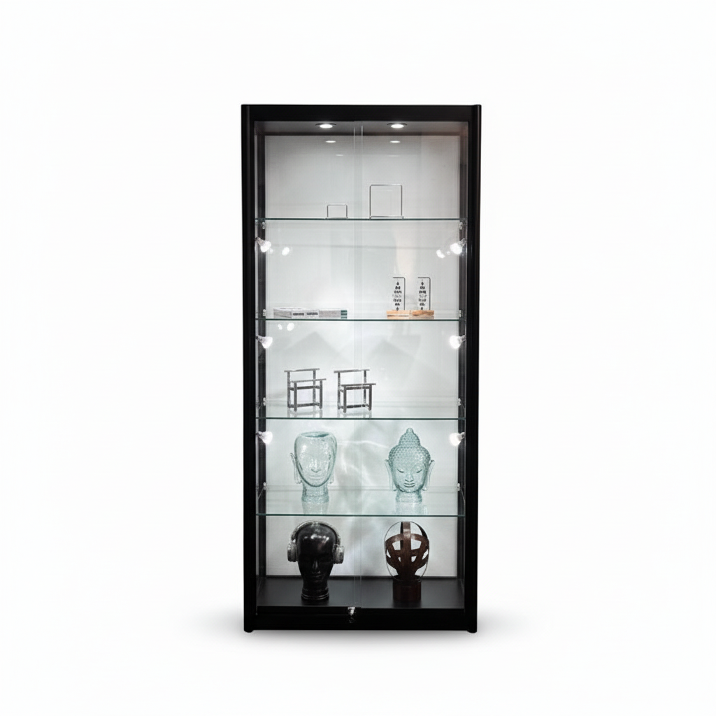 Display Case H200 - black - Pisa