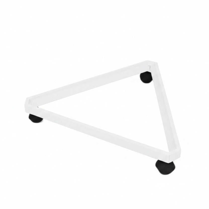 3-sided foot for gate - White