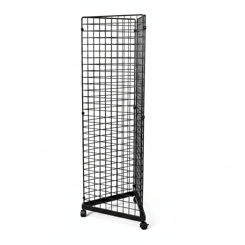 3-sided foot for grid - Black
