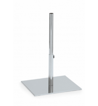 Lav krom fod til Elite torso, H20-55 cm