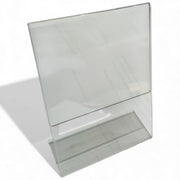 Sign holder, A6 portrait, angled, acrylic