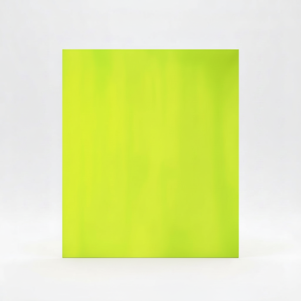 Sign board cardboard, coated on 1 side, neon yellow, 260 g, 50 x 70 cm