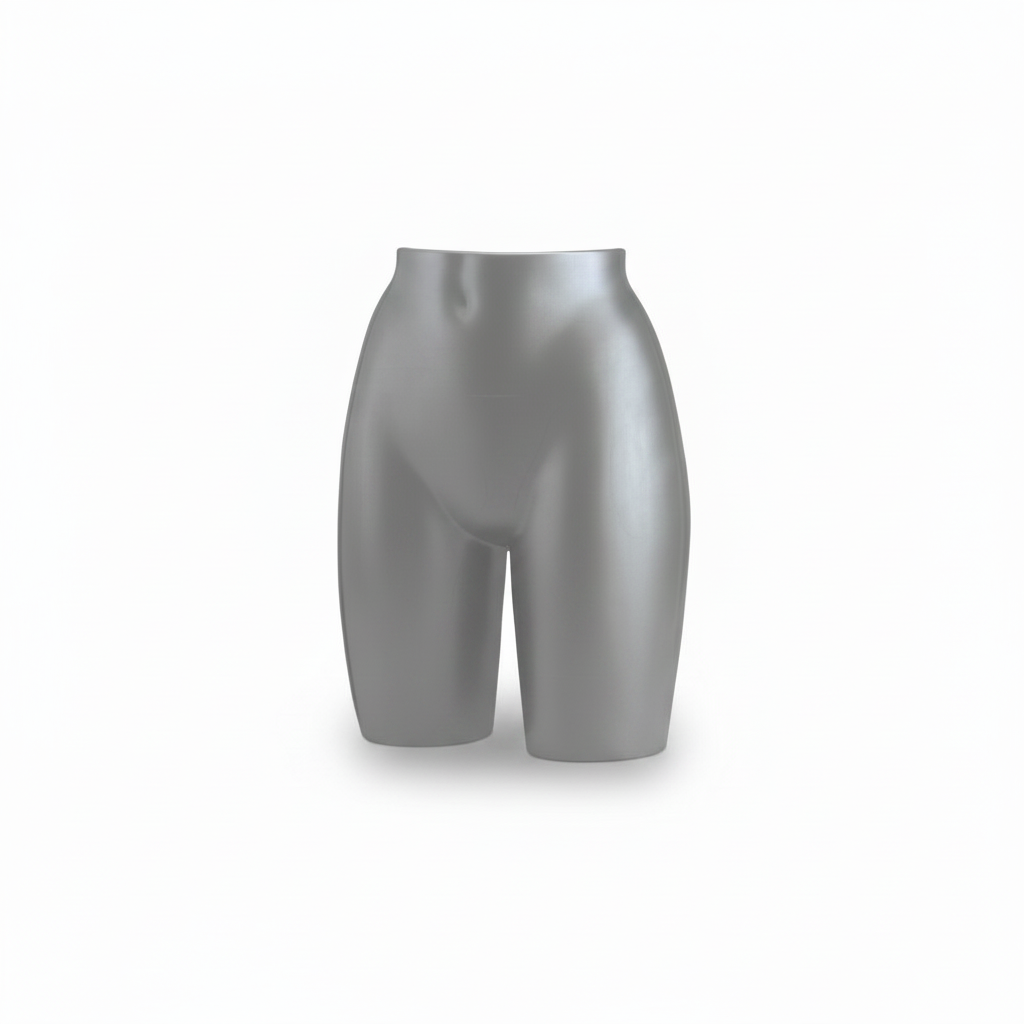5300 women's torso, lower part. Hip. Silver colored