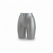 5300 women's torso, lower part. Hip. Silver colored