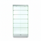 Display cabinet - Toscana II, floor-standing showcase with lighting, aluminum top and base, 90 x 46 x H184 cm.
