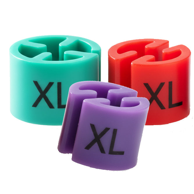 Hanger tags. Mini tab Size XL, 100 pcs. PURPLE