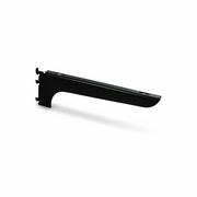 Shelf bracket, left, black - Superskinne