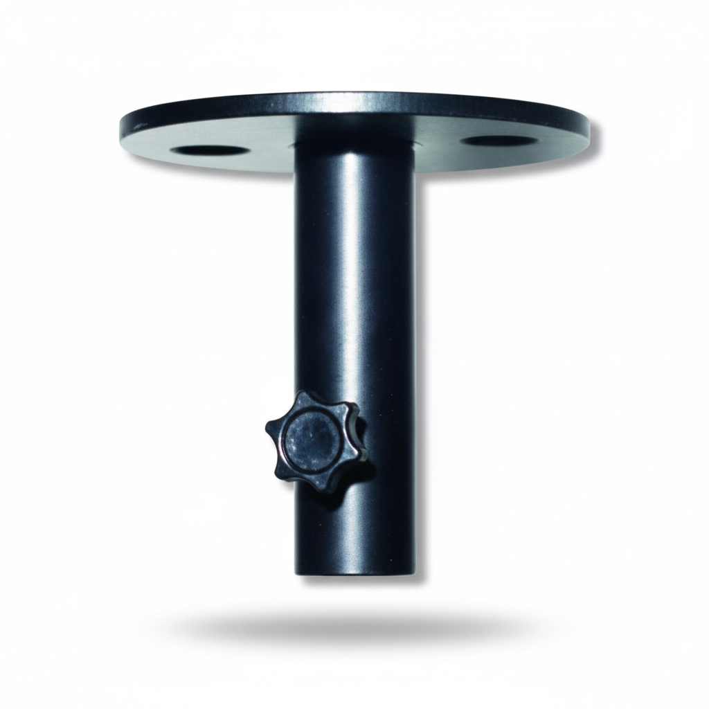 Foot bracket for torso, chrome