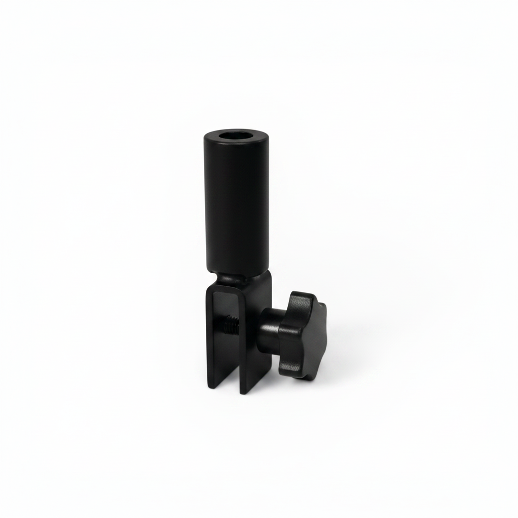 Fittings for 5 mm sign frames for decorative and hanger rods, black