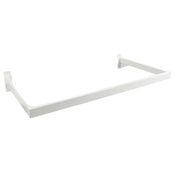 U-shaped rail for panels, white, W60 x D28 cm